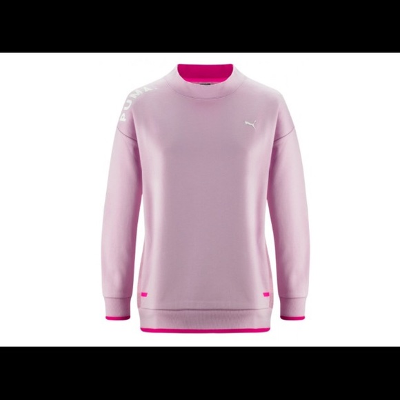 - PUMA CHASE SWEATSHIRT IN ORCHID ROSA - Picture 2 of 5